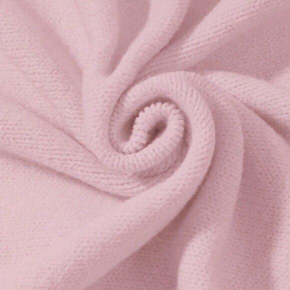 Pink French Style Women's High Neck Sweater Vest - Picture 6 of 6